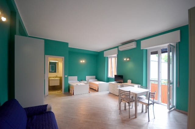 单间公寓 正在以 €1,000 的月租出租，其位于 Milan, Via Bordighera