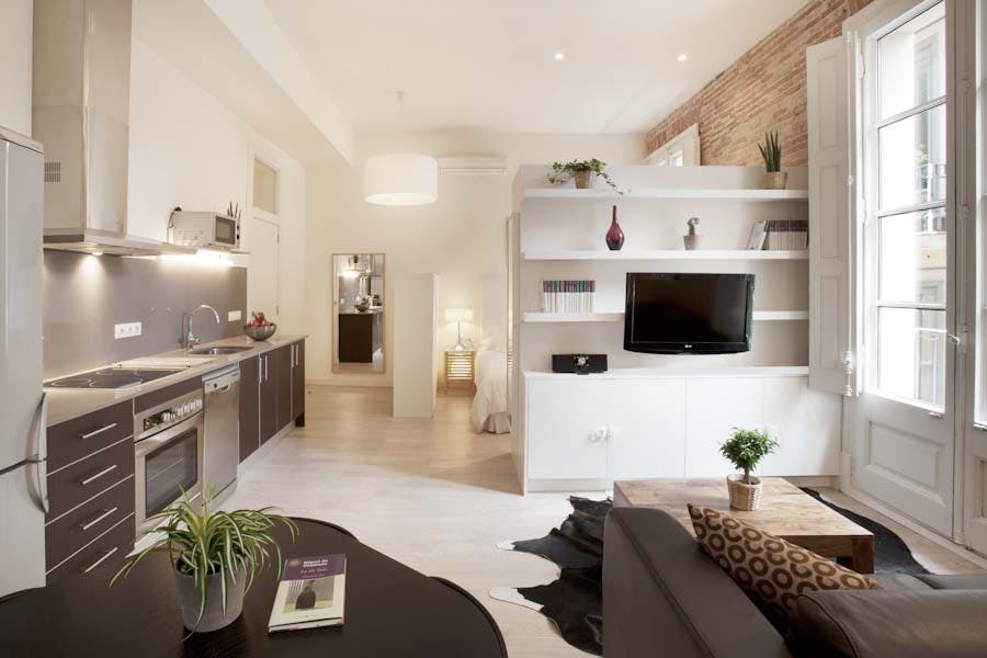 Studio for rent for €1,390 per month in Barcelona, Carrer del Pi