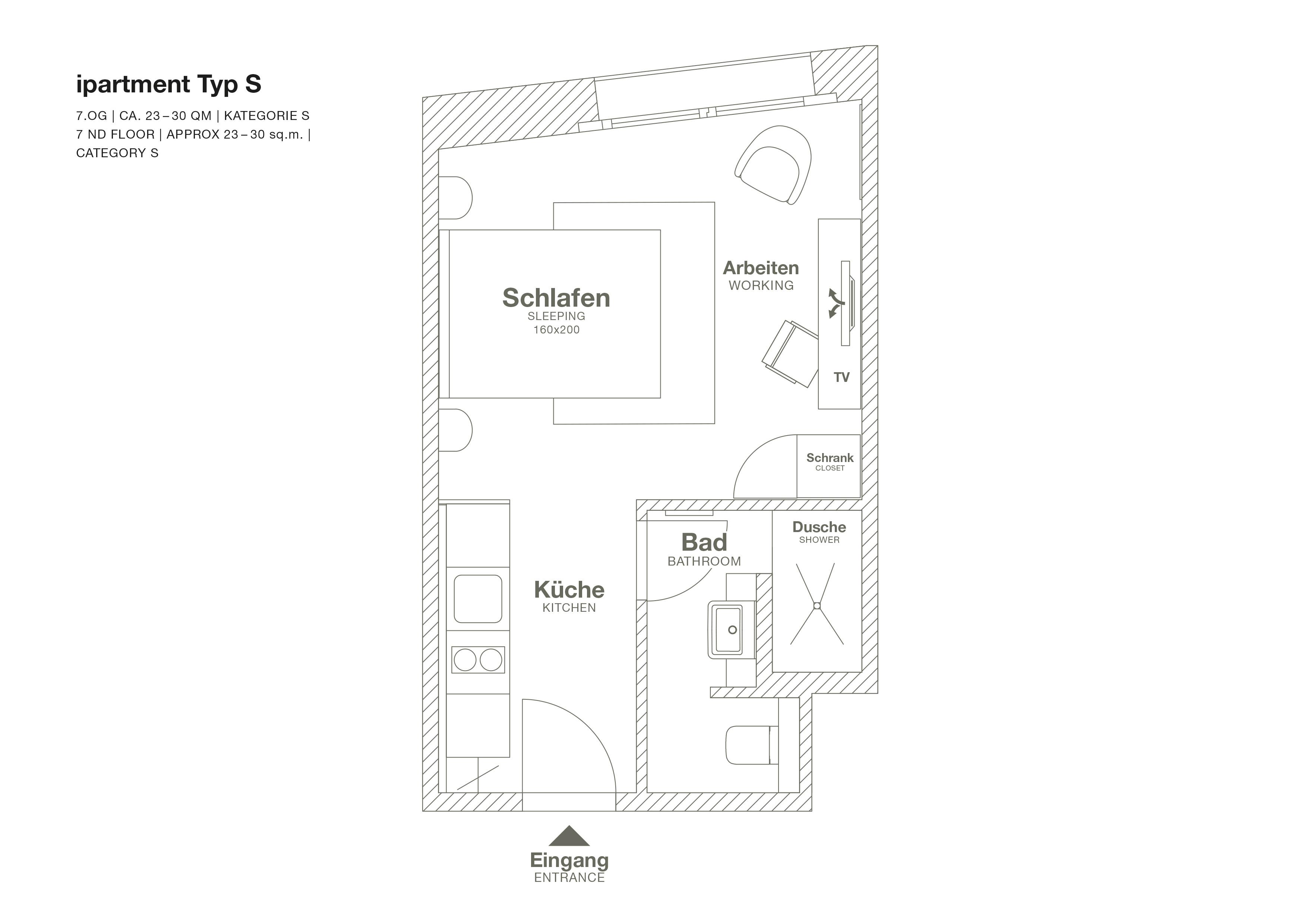 Apartment Hamburg, 25m² — photo 9