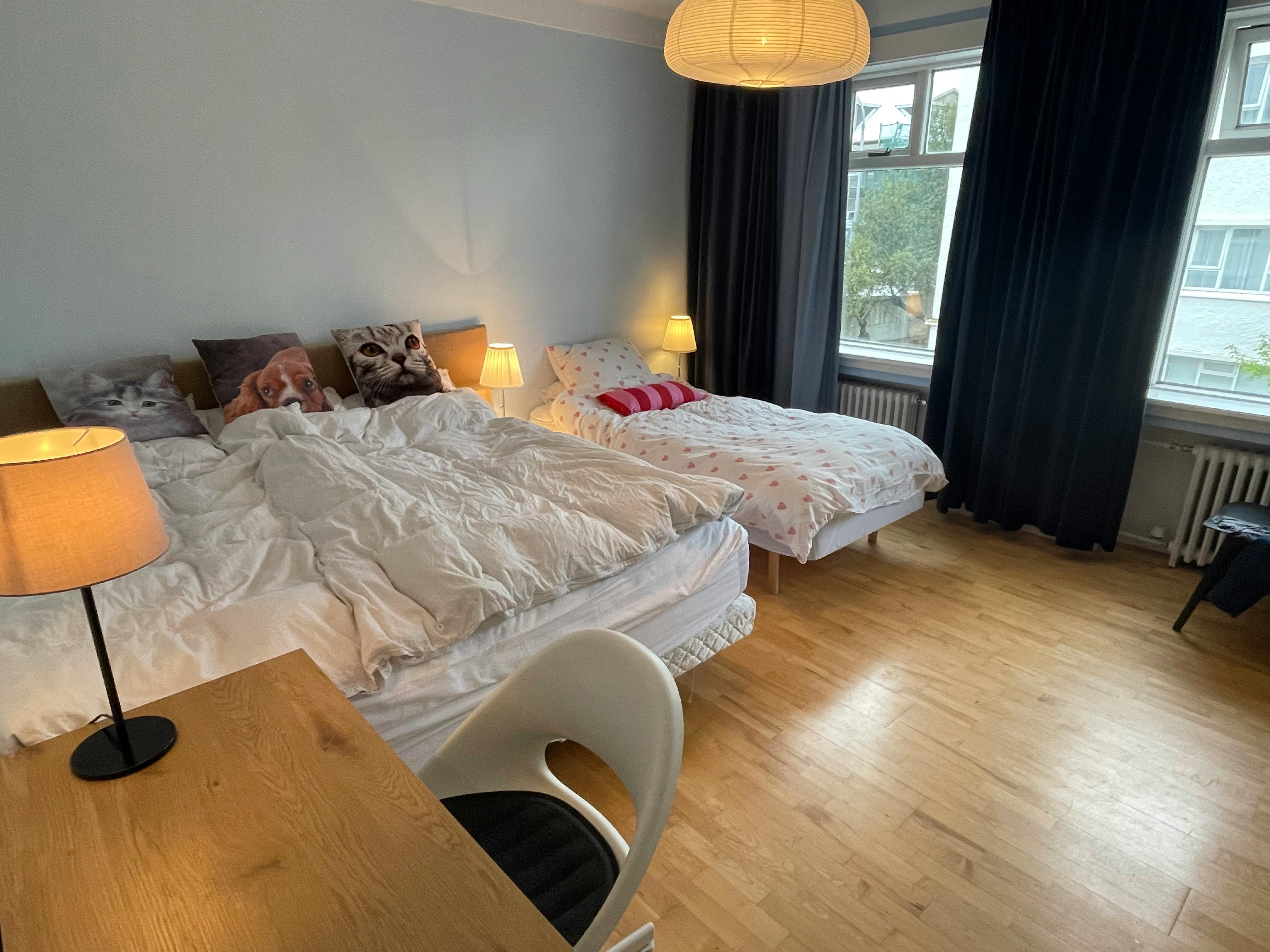 Double room Reykjavík, 1 bed, 16m² — photo 1