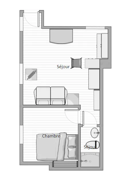 1-Bedroom Apartment in Rue Vaneau, Paris (1030053) DOCUMENTATION 3