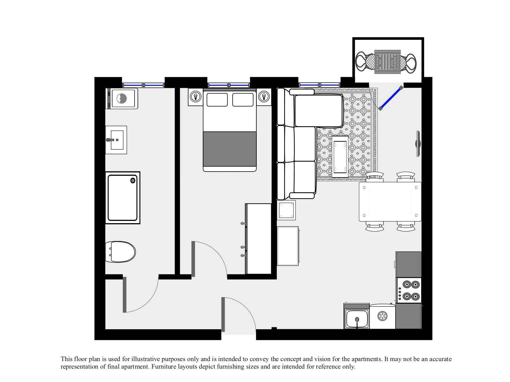 Apartment Berlin, 45m² — photo 3