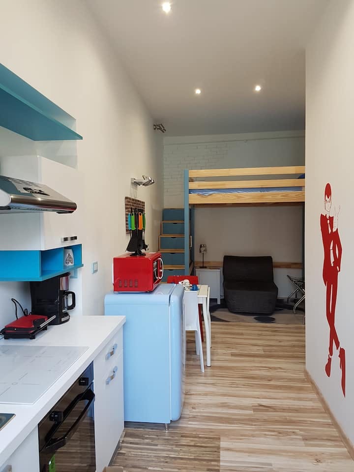 Studio para alugar por € 650 por mês em Turin, Via Giuseppe Maria Bonzanigo