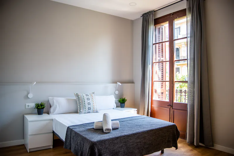 Sants Street, Barcelona - in Barcelona