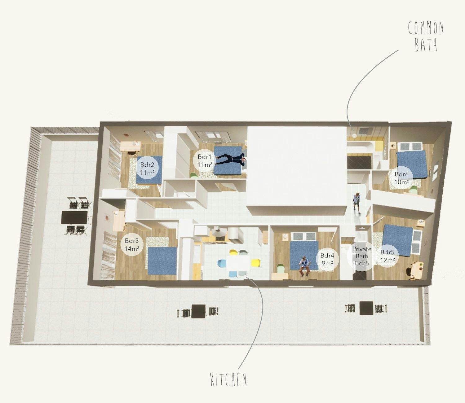 Apartment Lyon, 106m² — photo 26