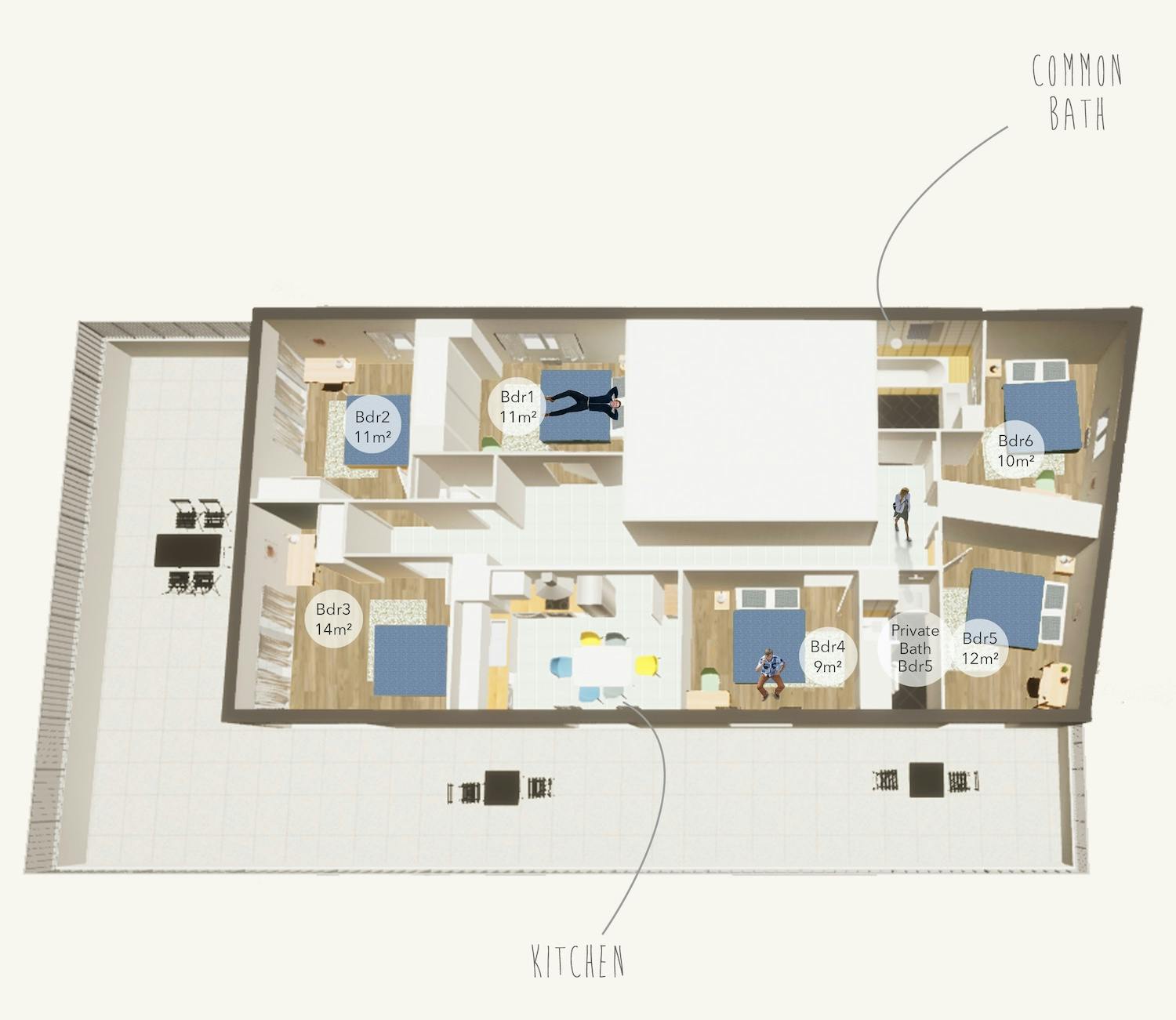 Apartment Lyon, 106m² — photo 5