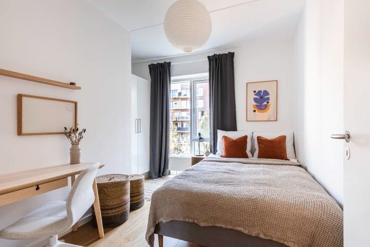 Quarto privado para alugar por DKK 9.019 por mês em Copenhagen, Alliancevej