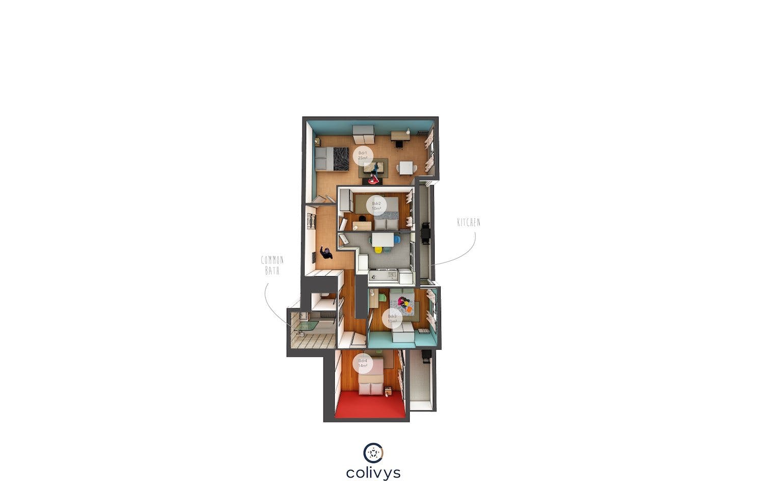 Apartment Grenoble, 87m² — photo 26