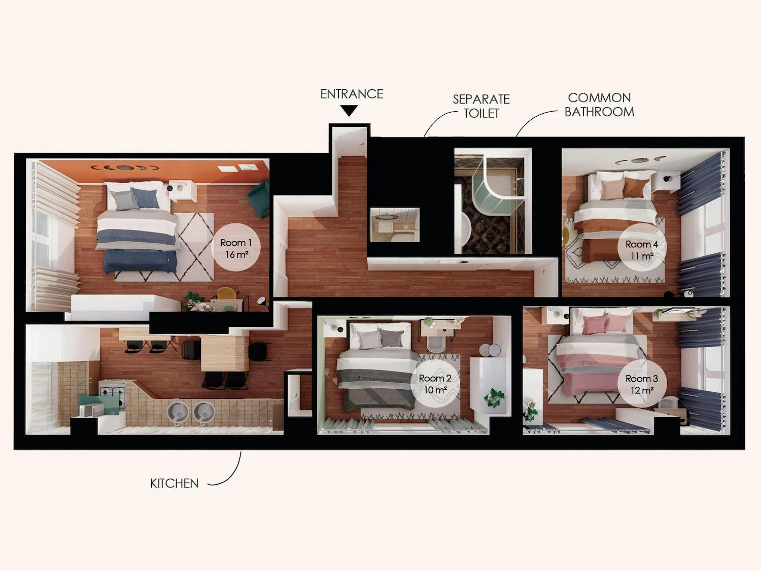 Apartment Paris, 75m² — photo 30