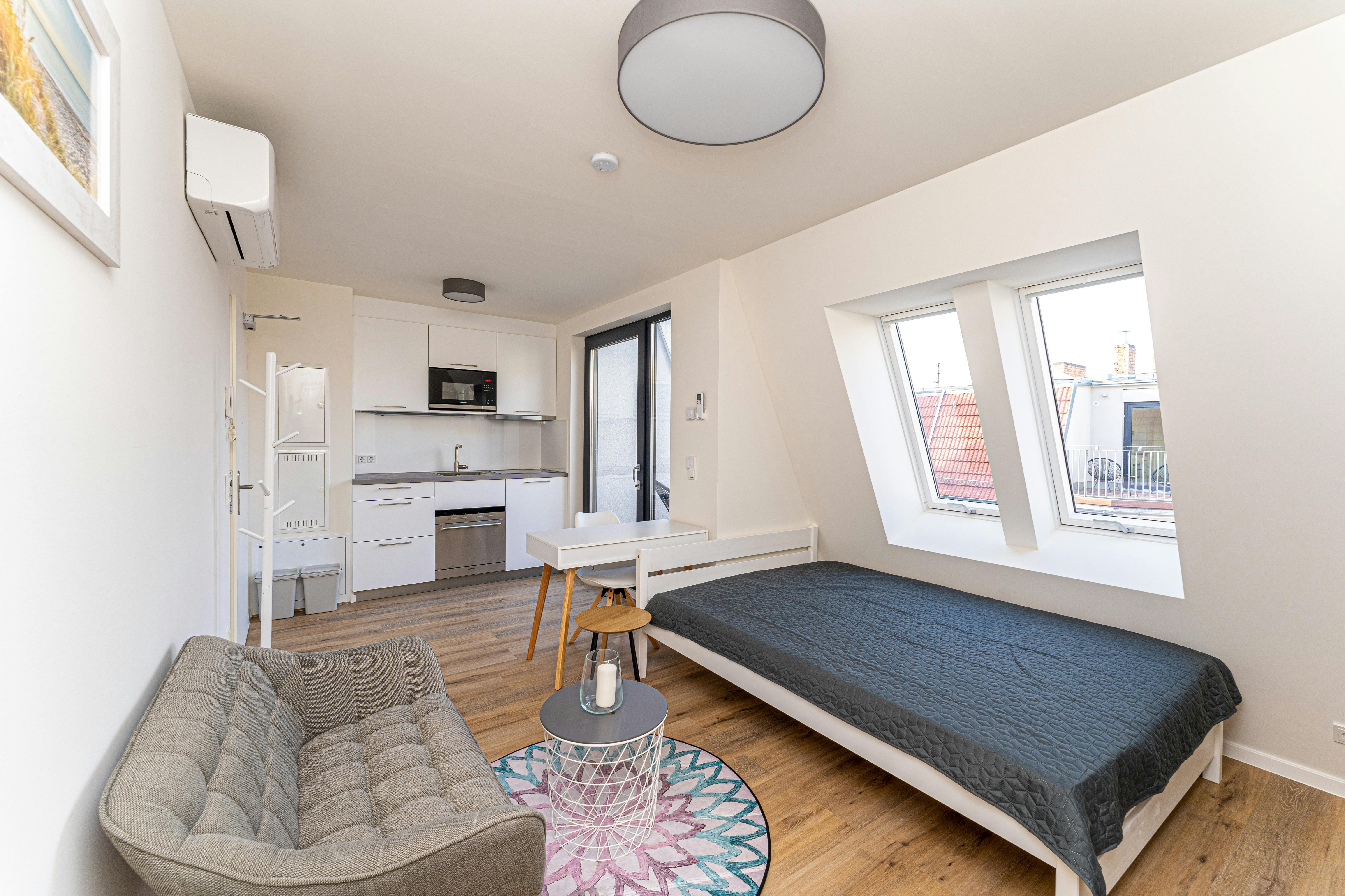 Garsonieră de închiriat pentru 1.150 EUR pe lună în Berlin, Bornholmer Straße