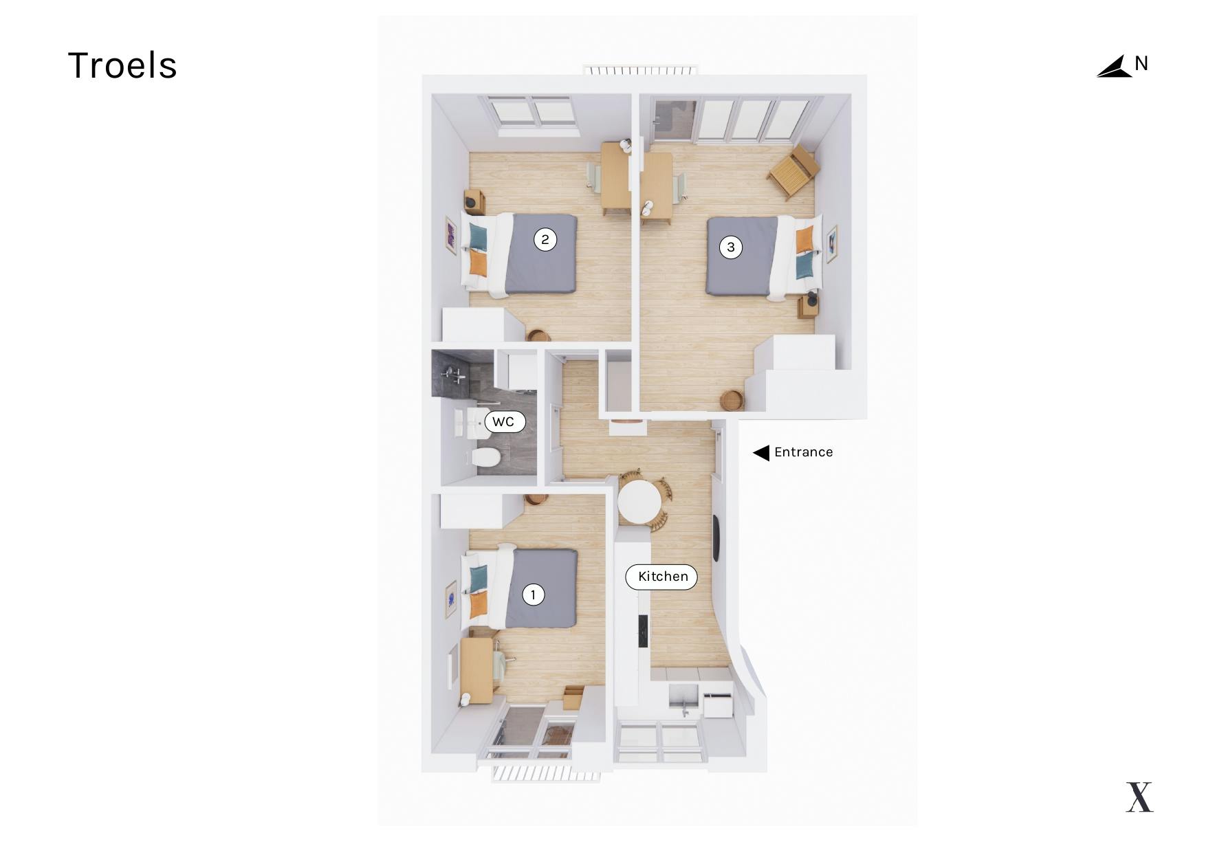 Single room Århus, 12m² — photo 1