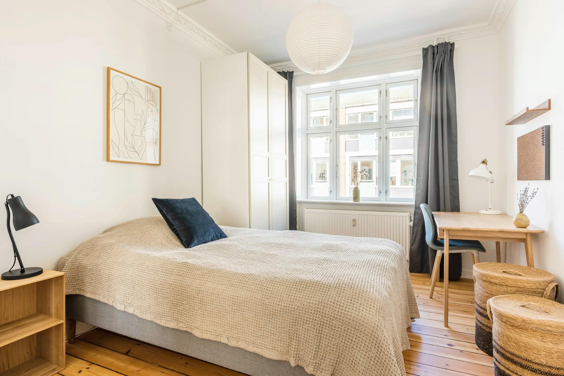 Quarto privado para alugar por DKK 6.549 por mês em Copenhagen, Borgmester Jensens Allé