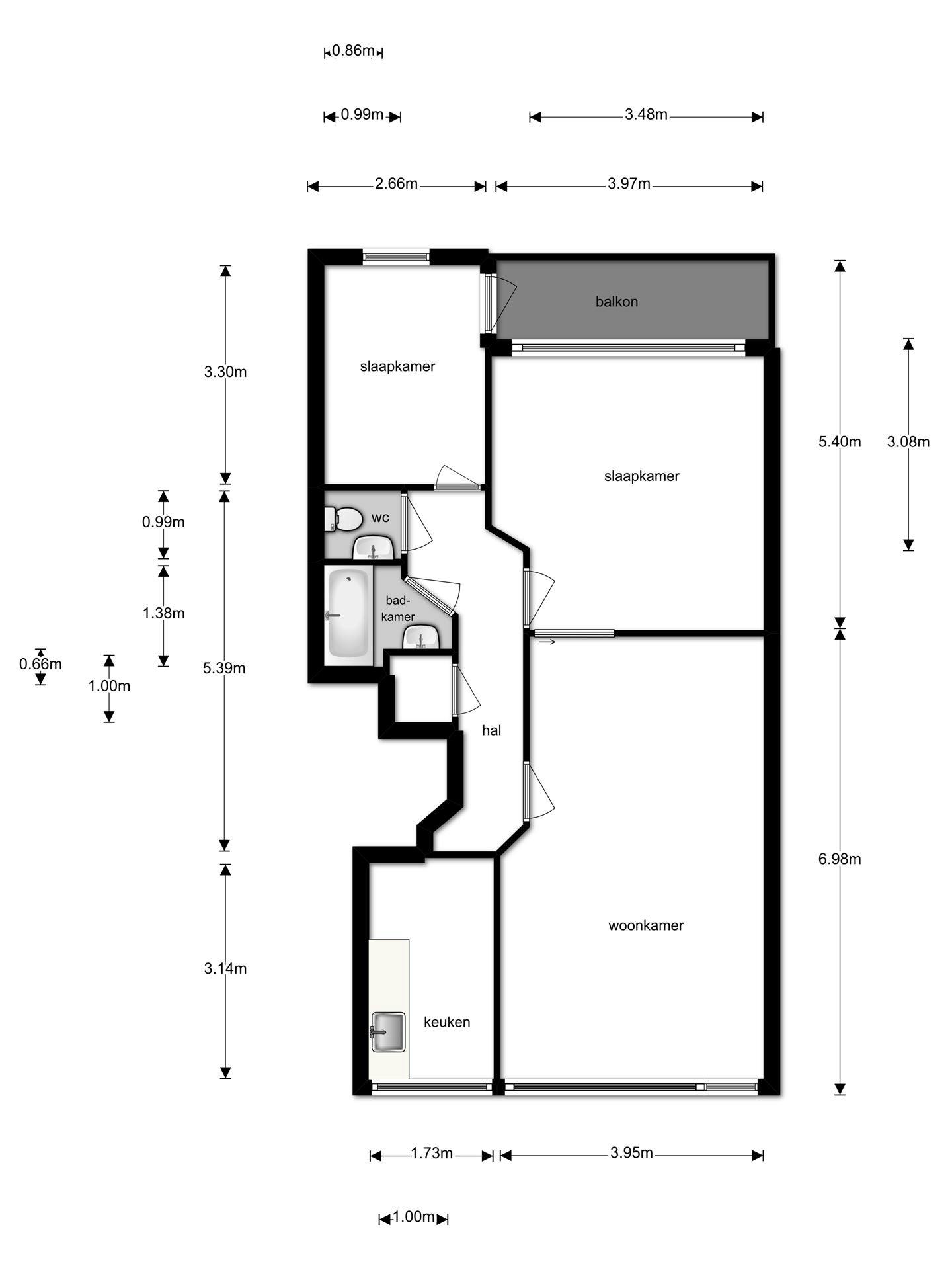 Apartment Rotterdam, 2 beds — photo 5