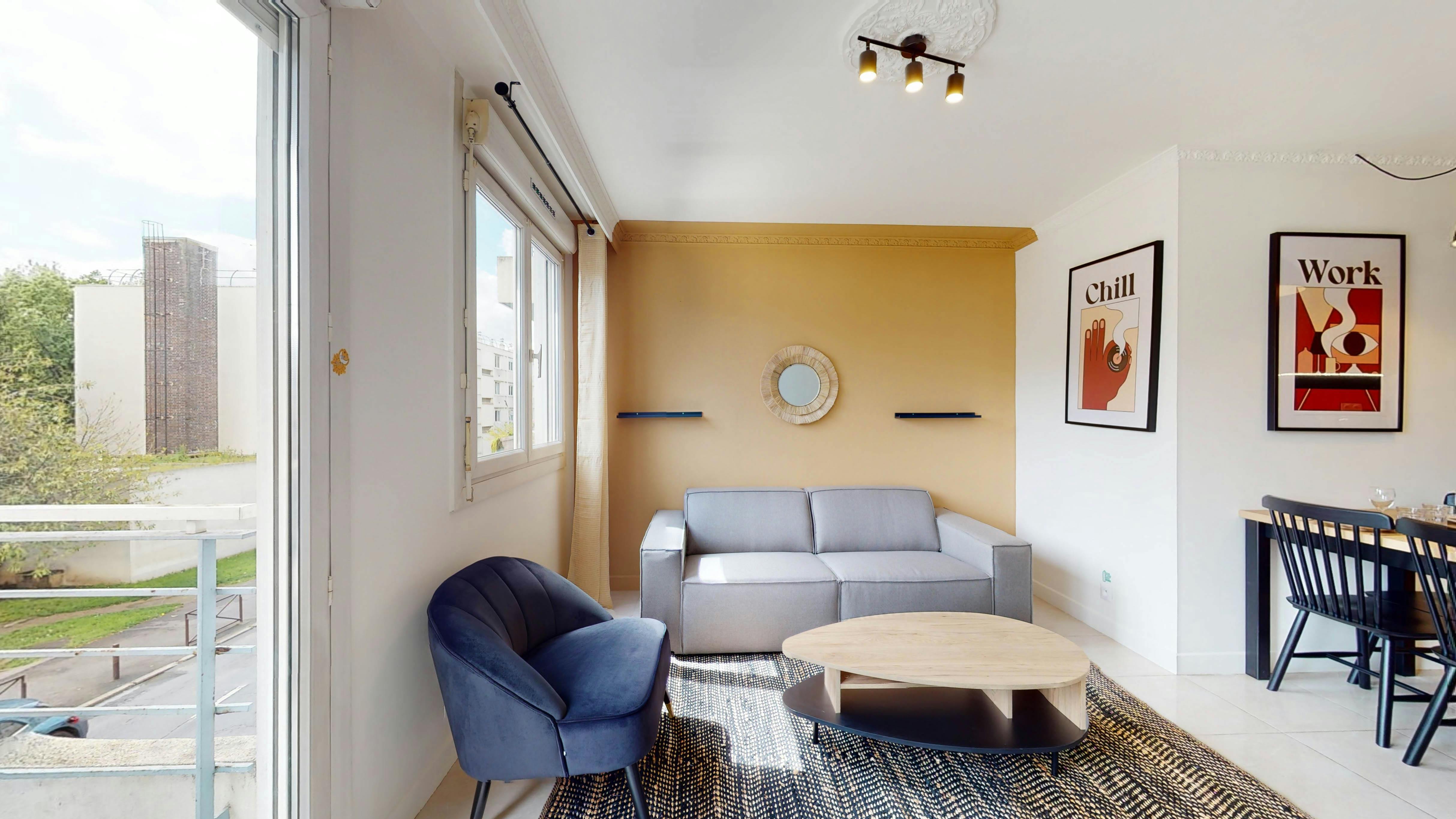 Single room Villejuif, 1 bed, 11m² — photo 2