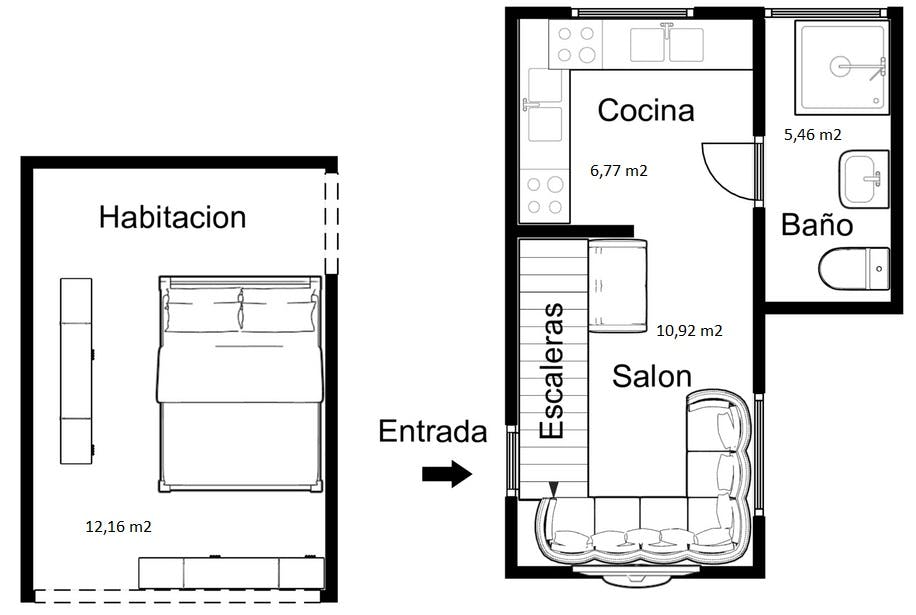 Apartment Madrid, 35m² — photo 9