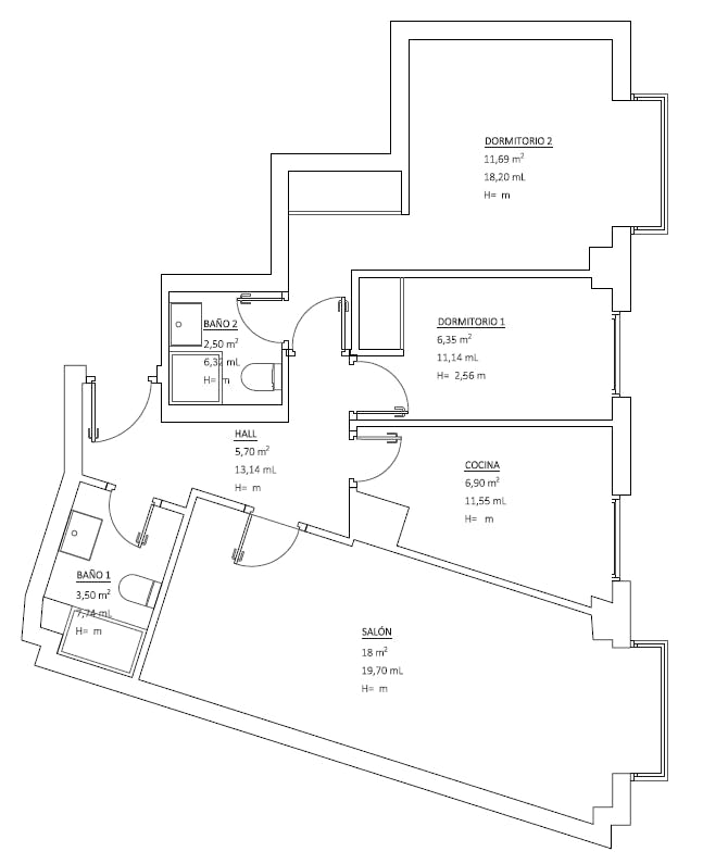 Apartment Madrid, 55m² — photo 10