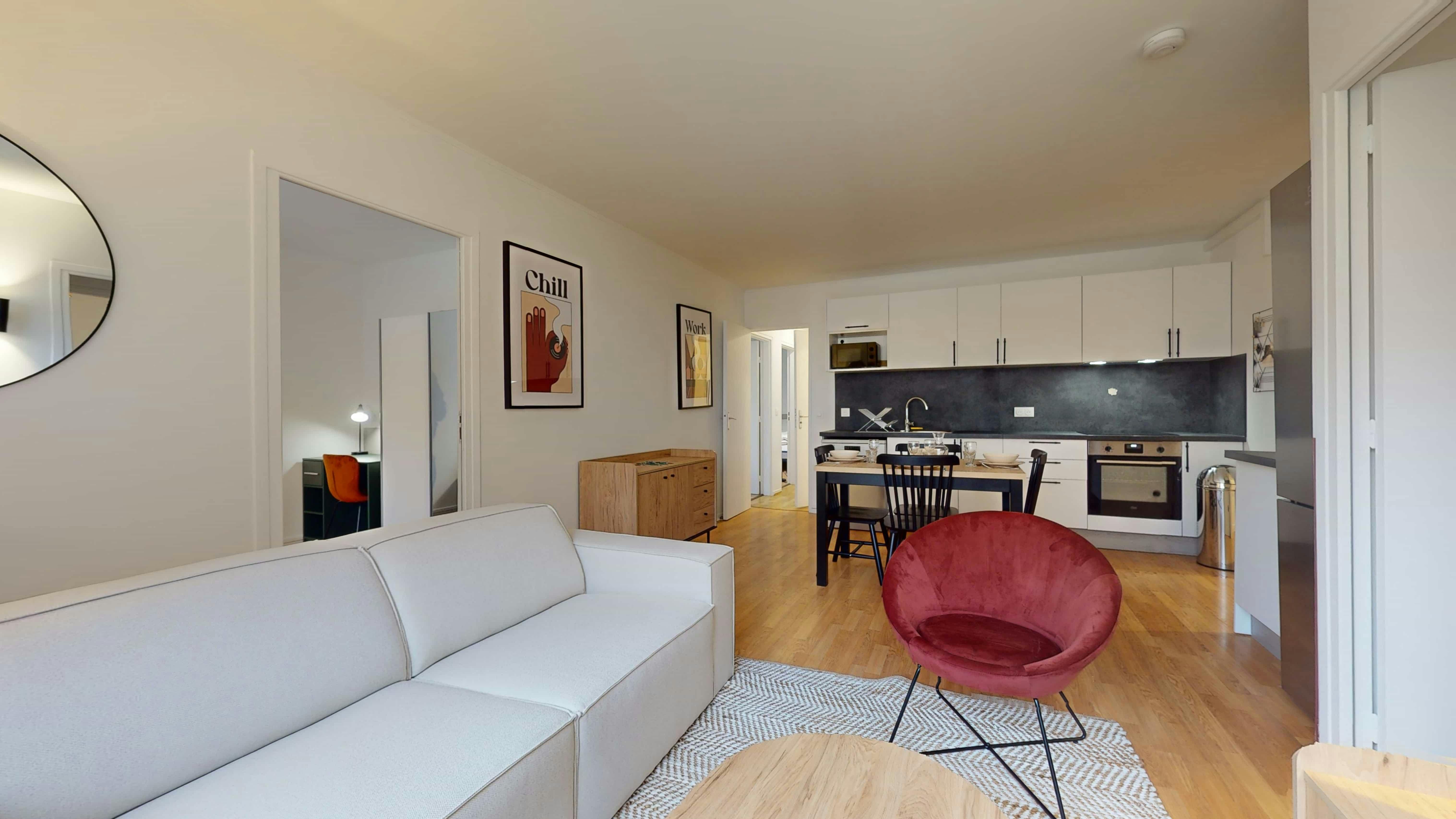 Single room Asnières-Sur-Seine, 1 bed, 11m² — photo 10