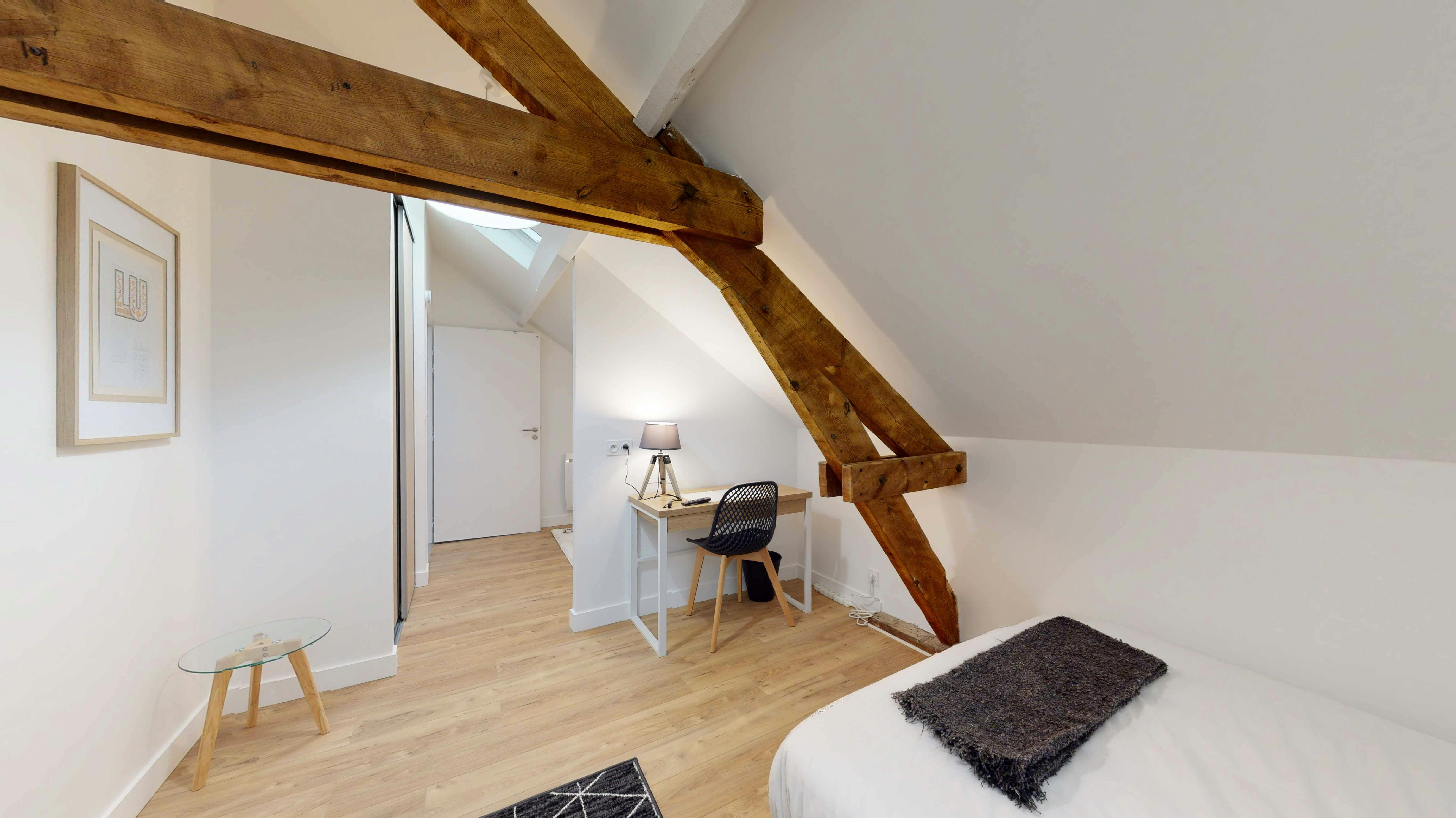 Single room Nantes, 1 bed, 13m² — photo 214