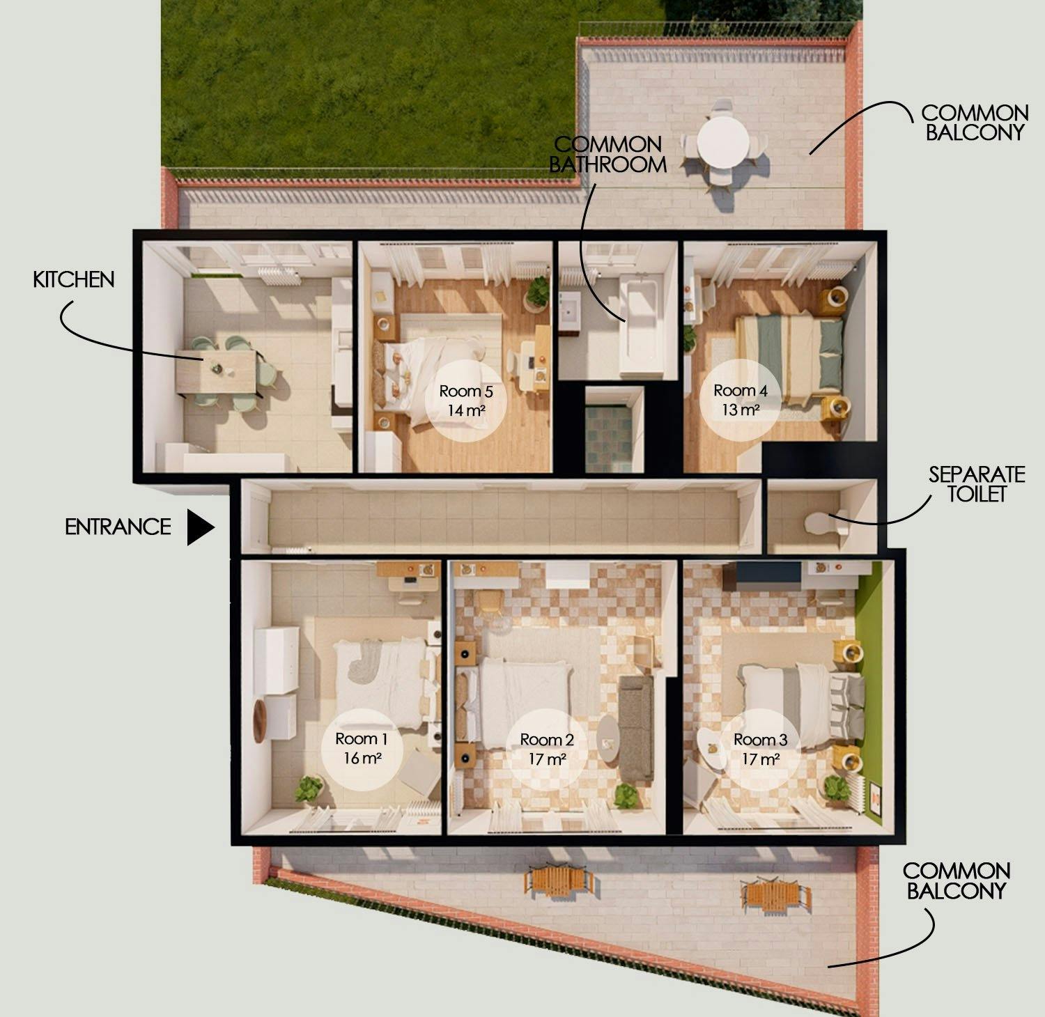 Apartment Clamart, 116m² — photo 9