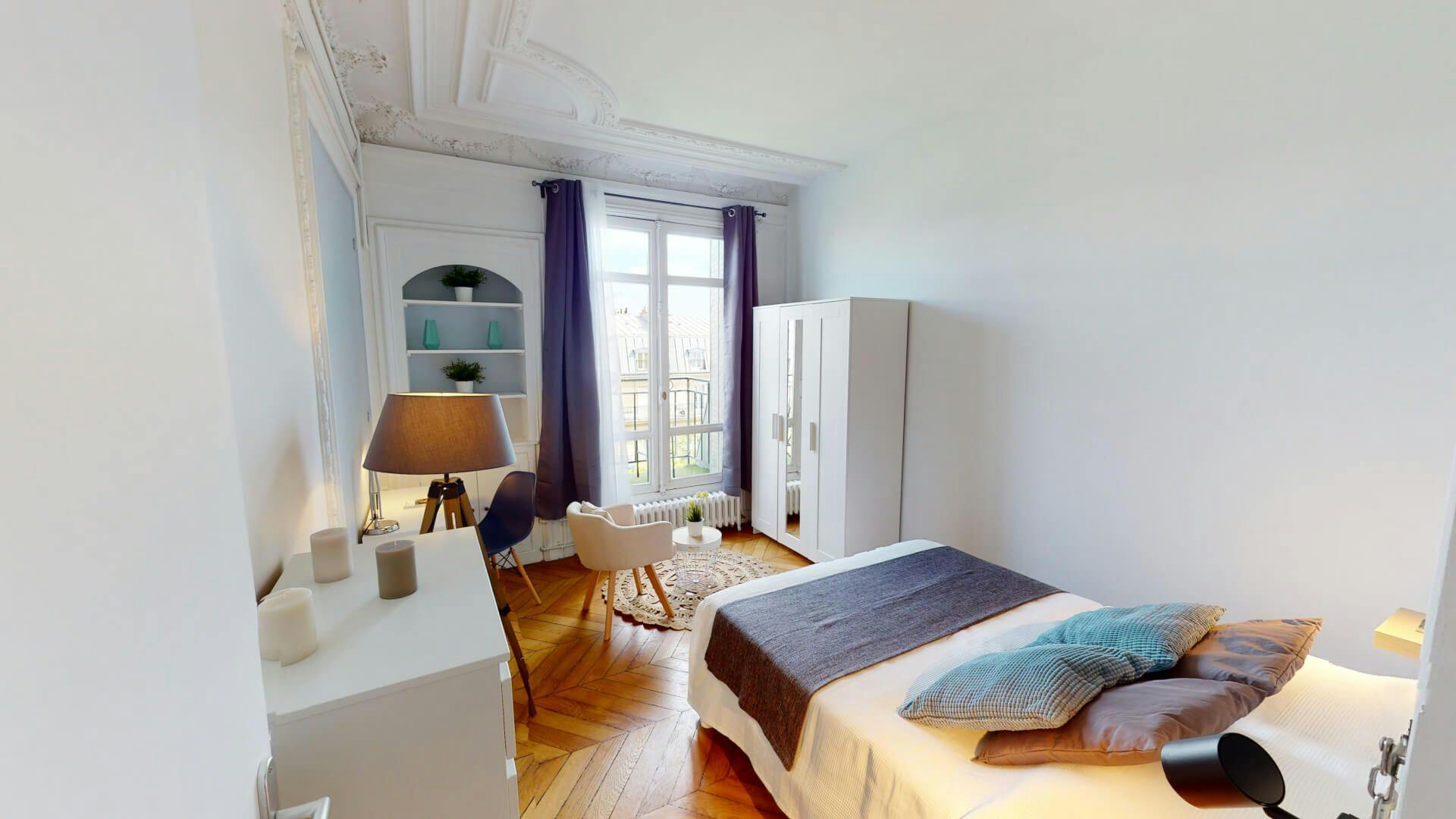 Single room Paris, 13m² — photo 3