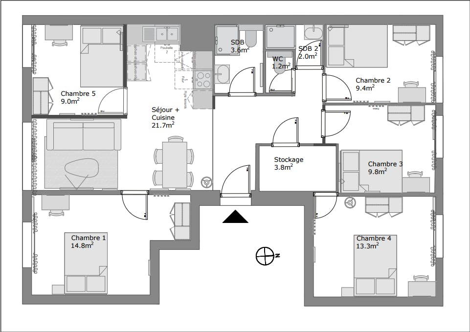Apartment L’Île-Saint-Denis, 97m² — photo 13