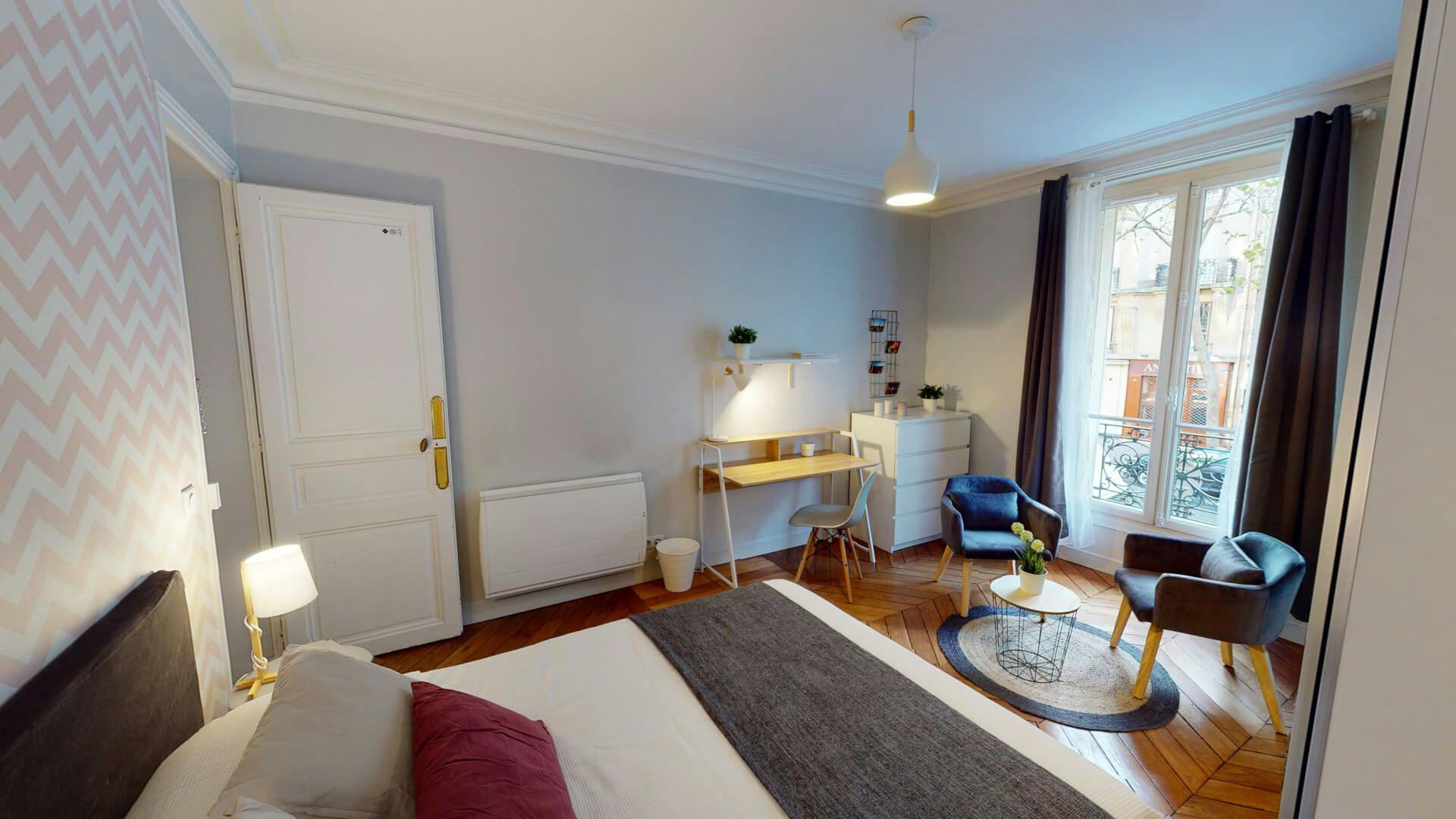 Single room Paris, 16m² — photo 2