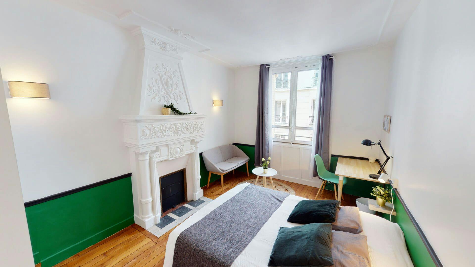 Single room Paris, 13m² — photo 3