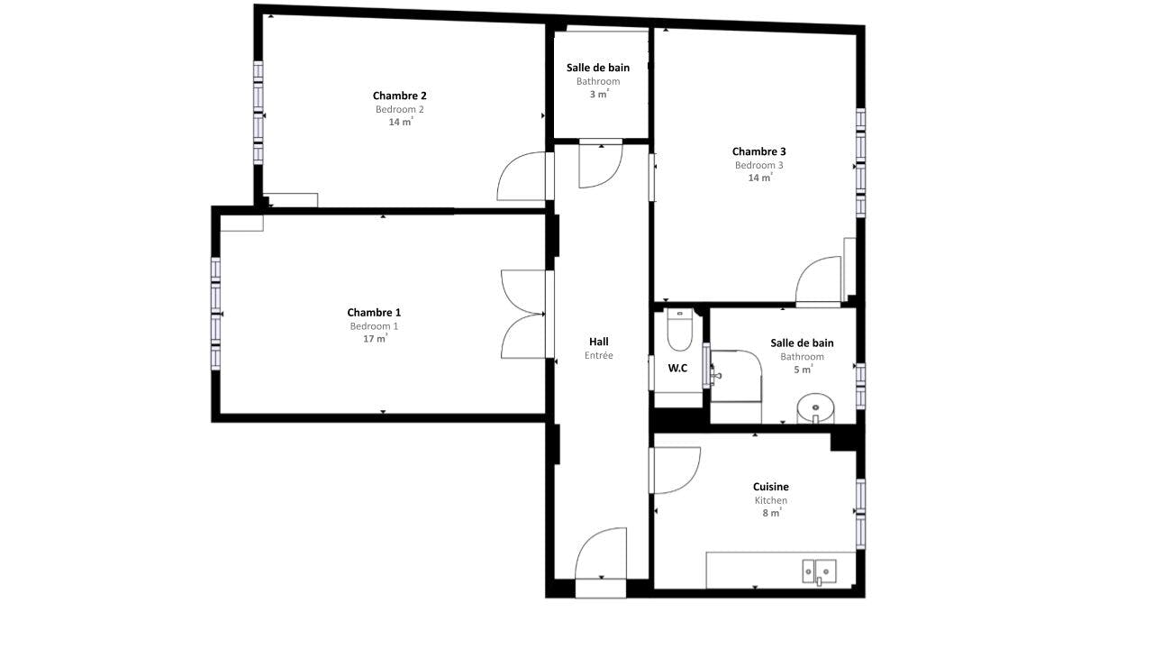 Apartment Paris, 75m² — photo 10