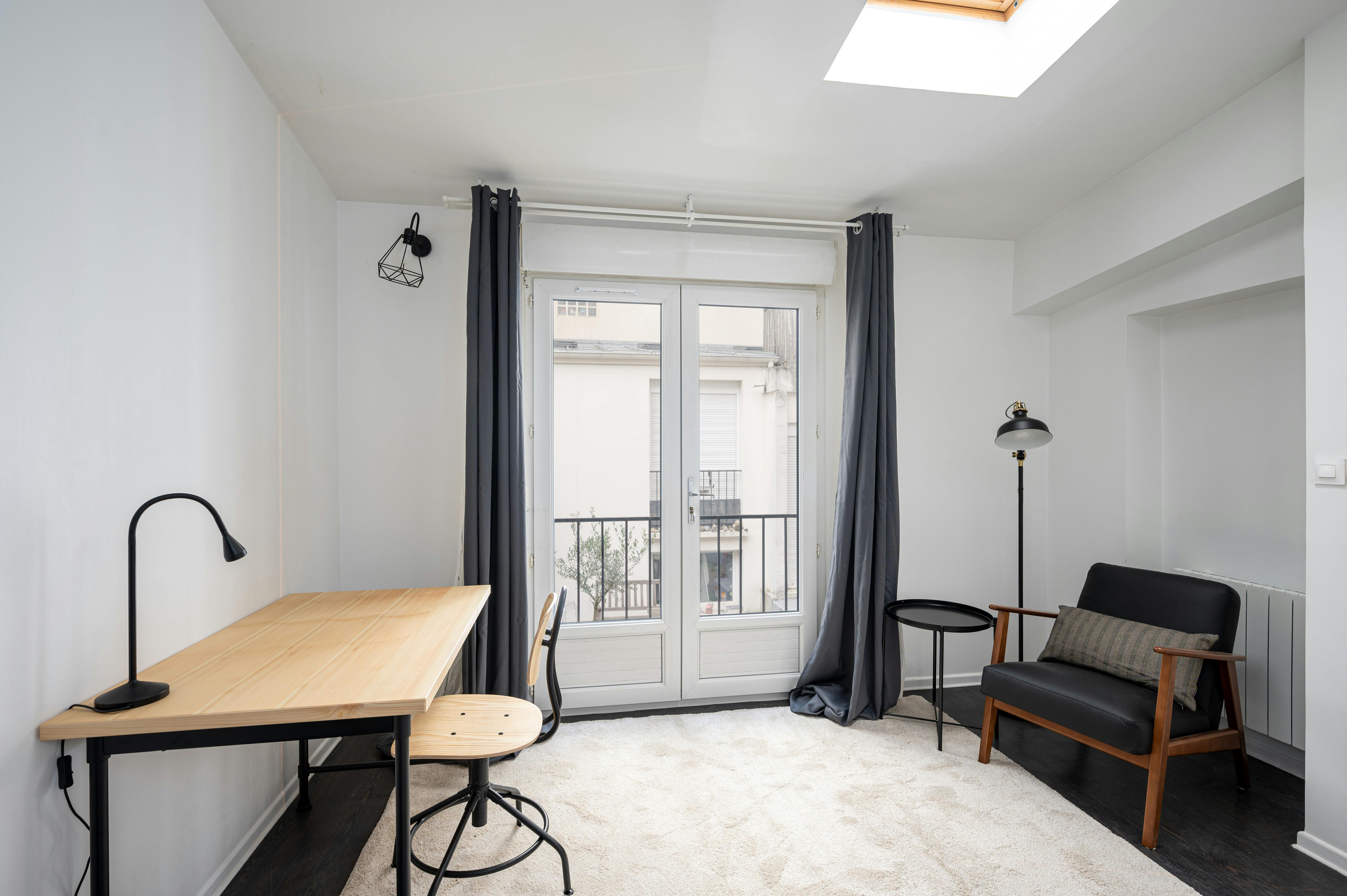 Single room Paris, 1 bed, 21m² — photo 2
