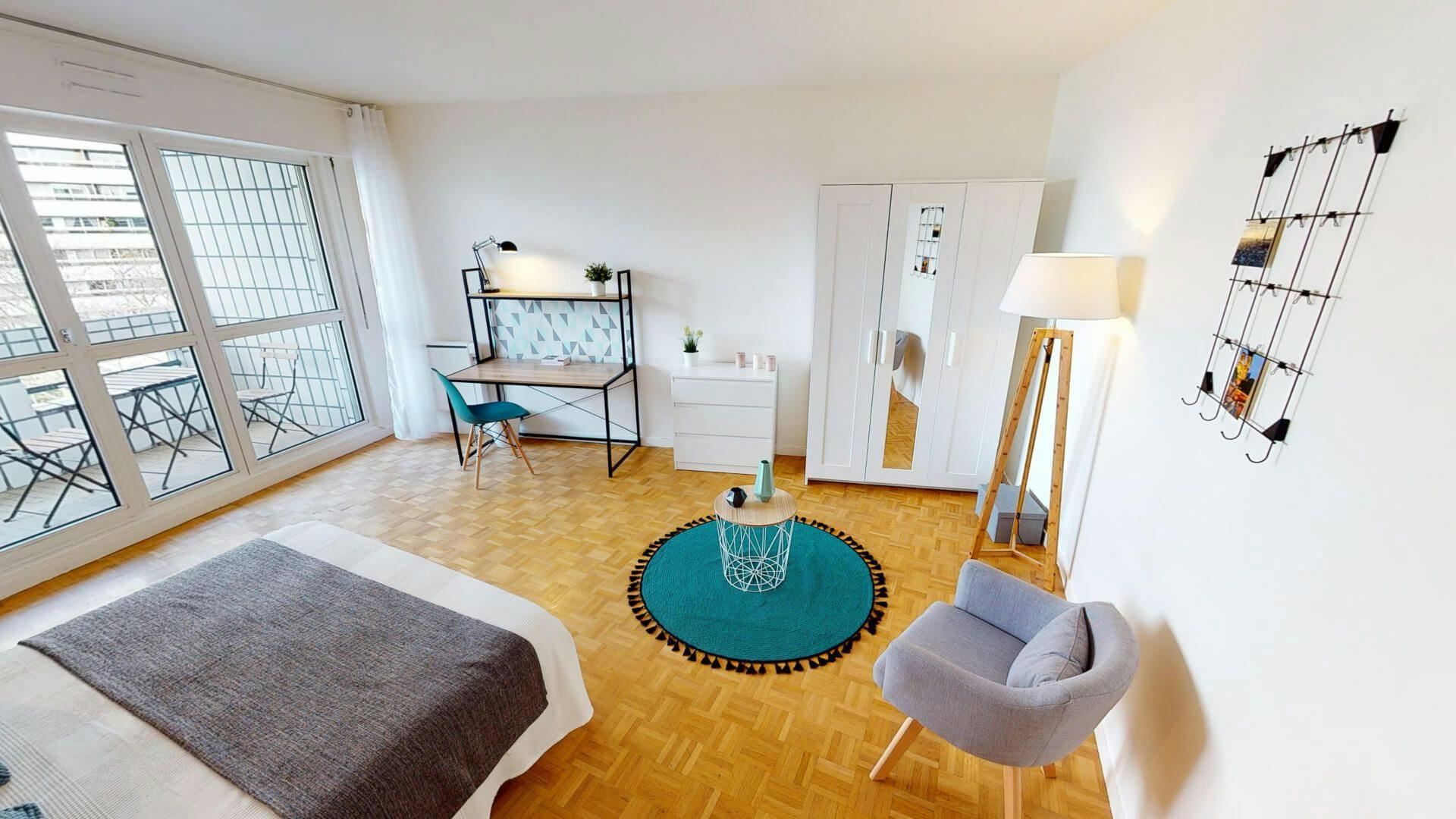 Single room Paris, 1 bed, 21m² — photo 4