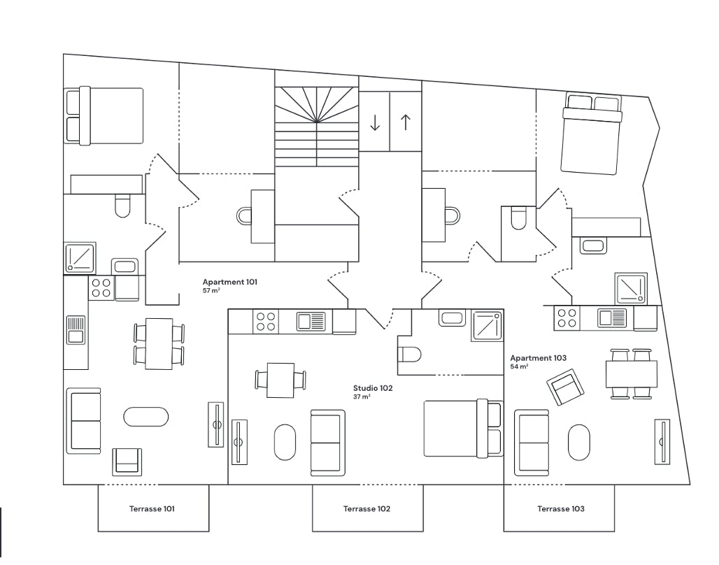 Apartment Antwerpen, 27m² — photo 18