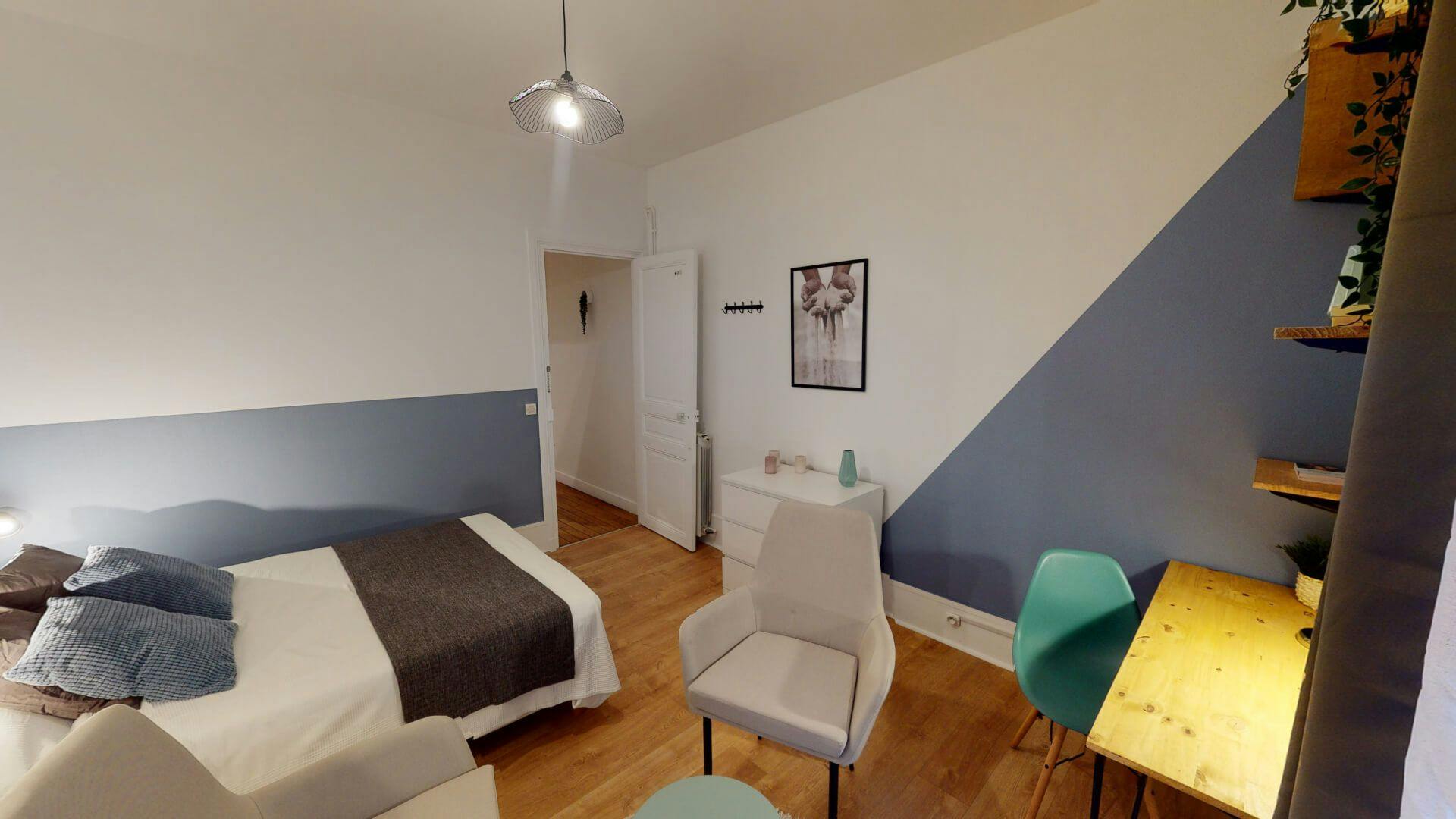Single room Paris, 14m² — photo 1