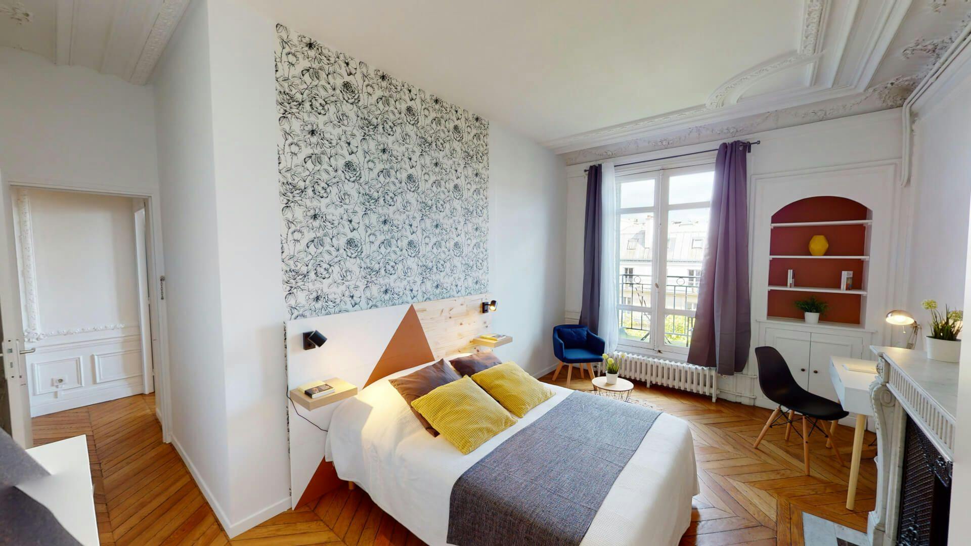 Single room Paris, 16m² — photo 1