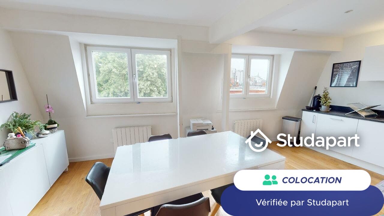 Private room for rent on Place Catinat, Lille – pohled 4