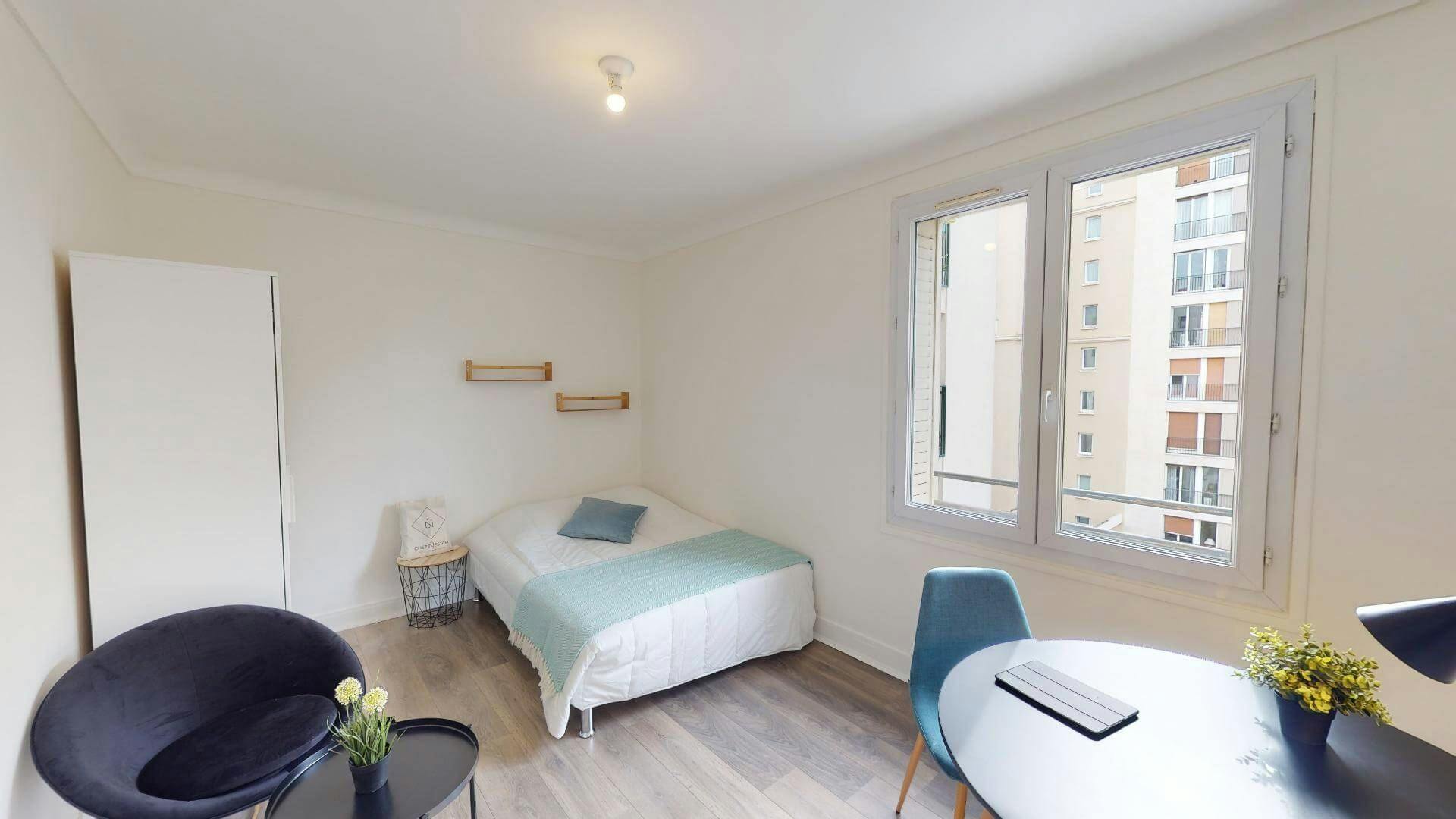 Private room for rent on Rue de Saussure, Paris - Vue 3