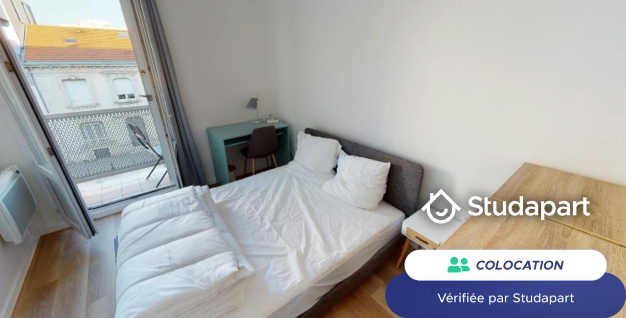 Private room for rent on Cours Édouard Vaillant, Bordeaux - Vue 4