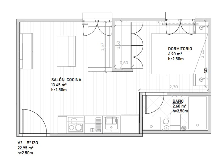 Apartment Madrid, 23m² — photo 6