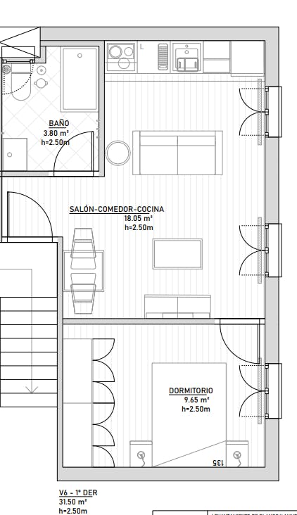Apartment Madrid, 32m² — photo 6