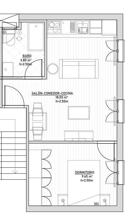 Apartment Madrid, 32m² — photo 7