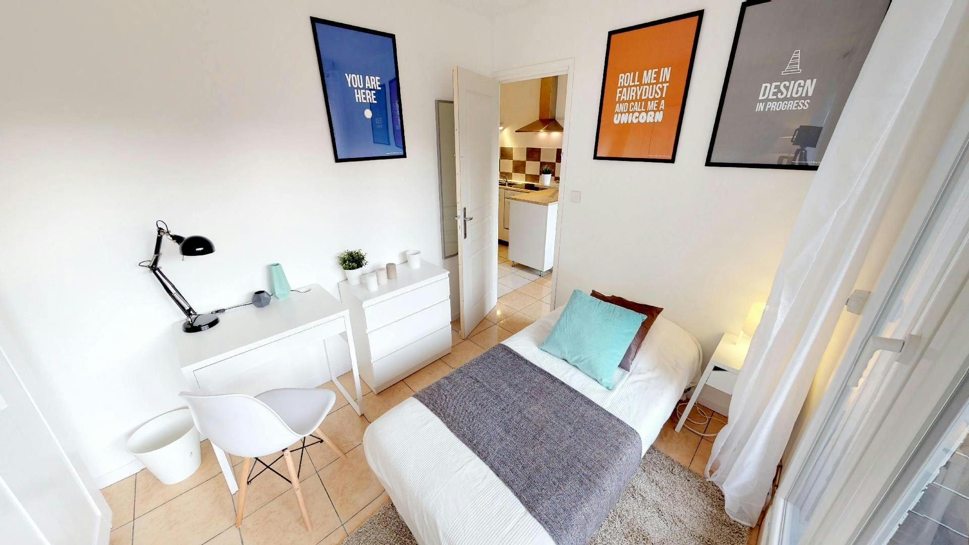 Single room Lille, 9m² — photo 1