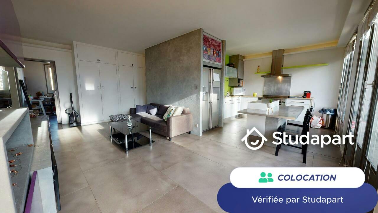 Private room for rent on Grande Rue de la Guillotière, Lyon - Vue 5