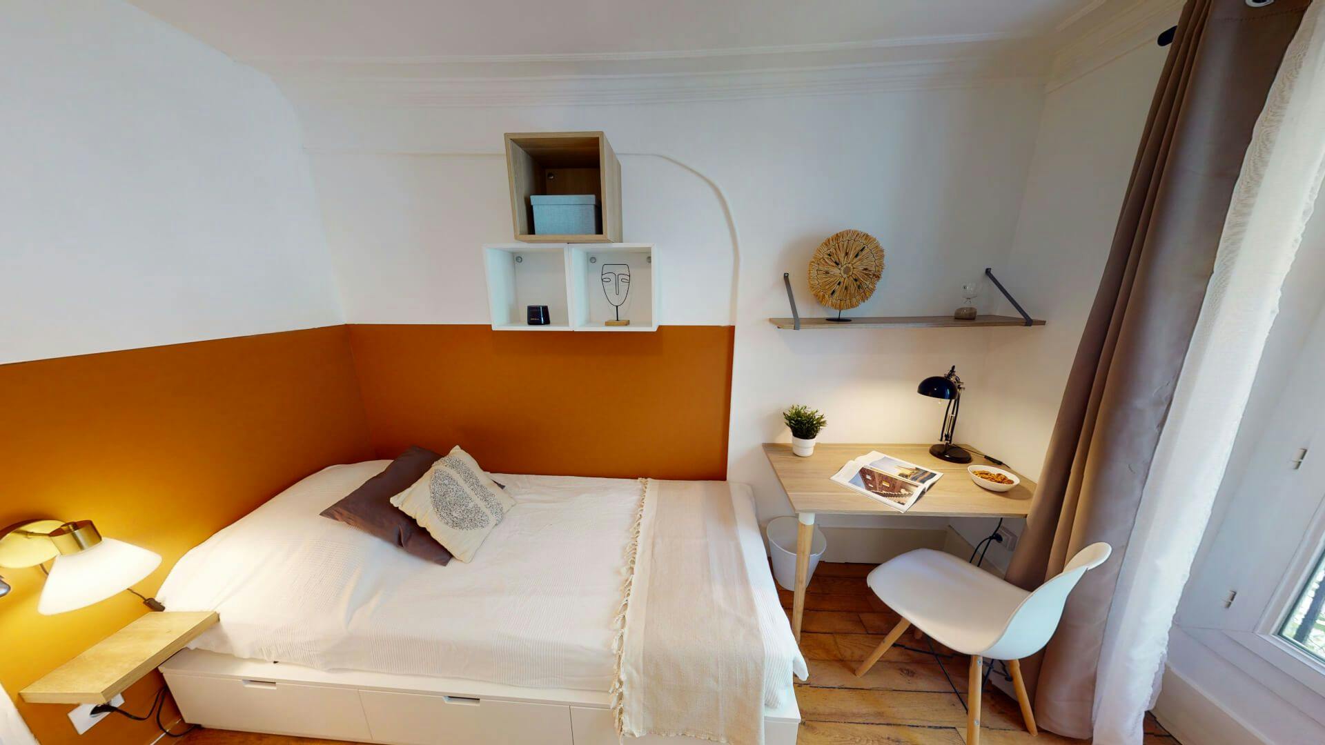 Single room Paris, 9m² — photo 3