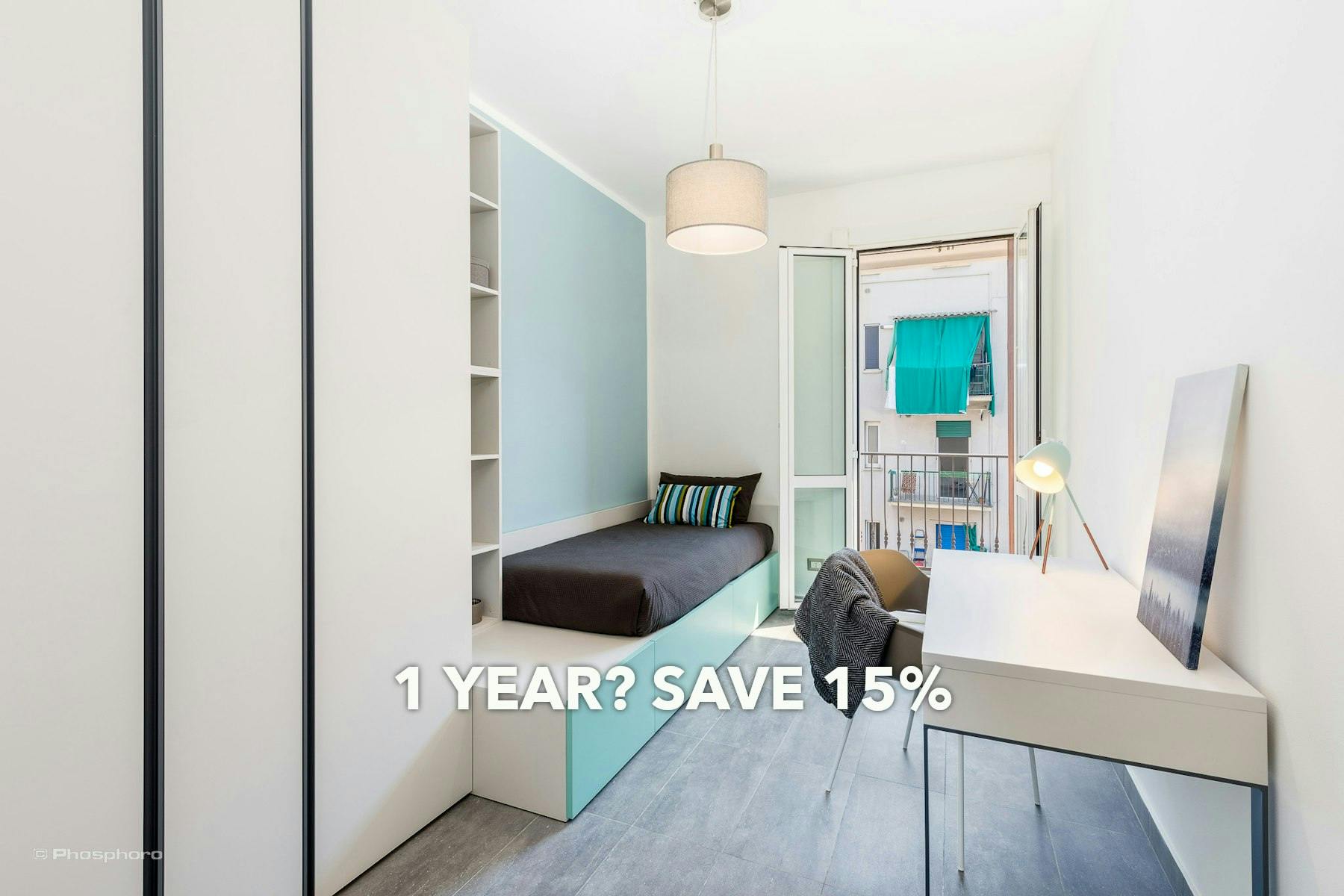 Single room Milan, 1 bed, 11m² — photo 847