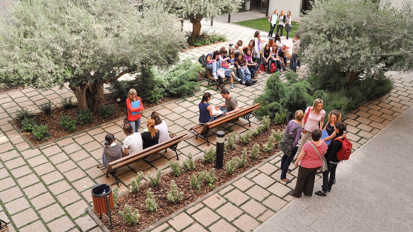 University landscape