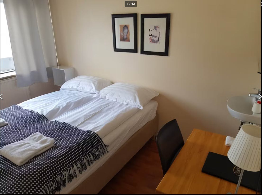 Privé kamer te huur voor ISK 114.988 per maand in Reykjavík, Þórsgata