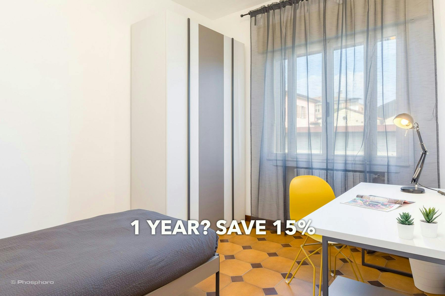 Single room Padova, 1 bed, 10m² — photo 224
