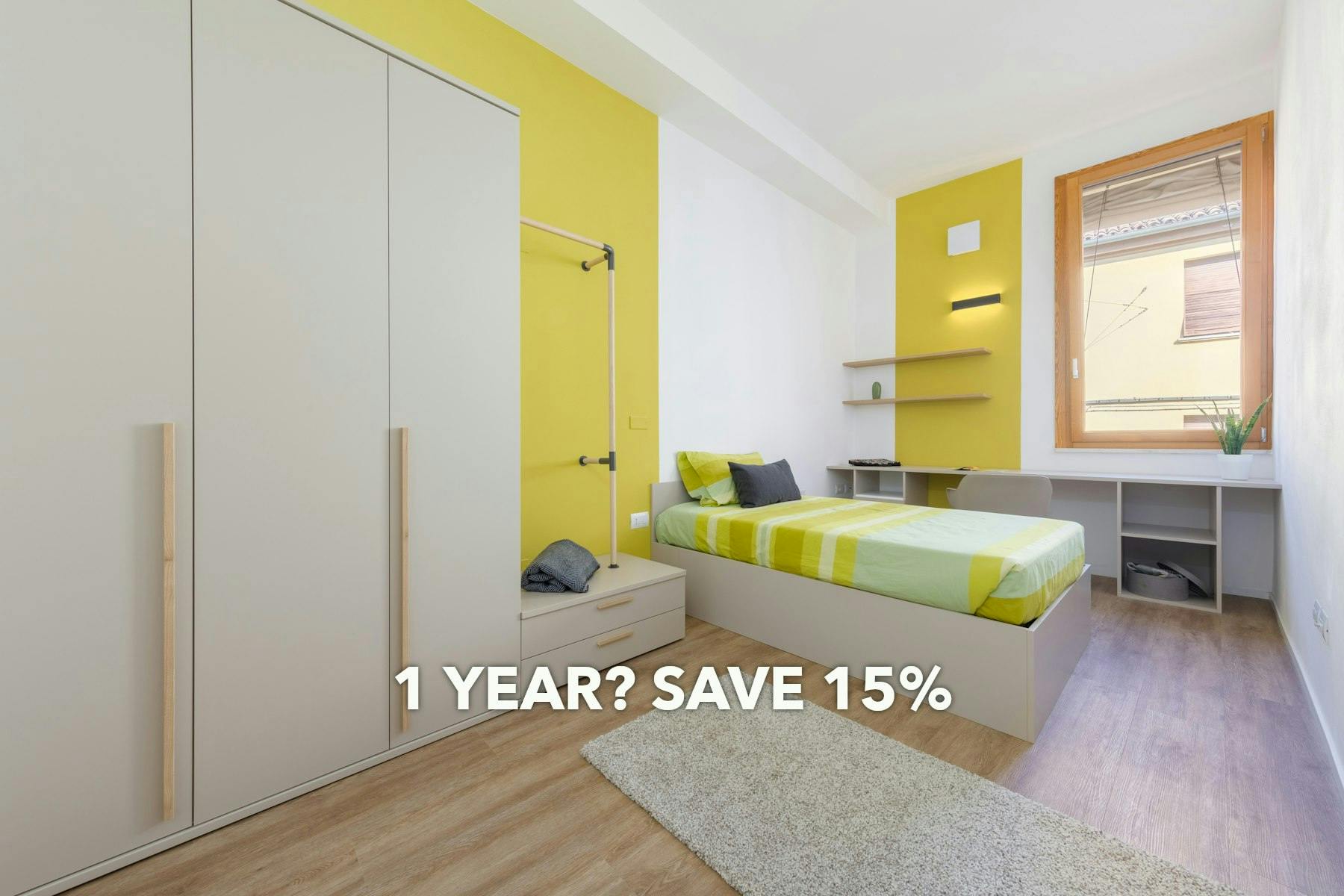 Single room Ferrara, 1 bed, 14m² — photo 357