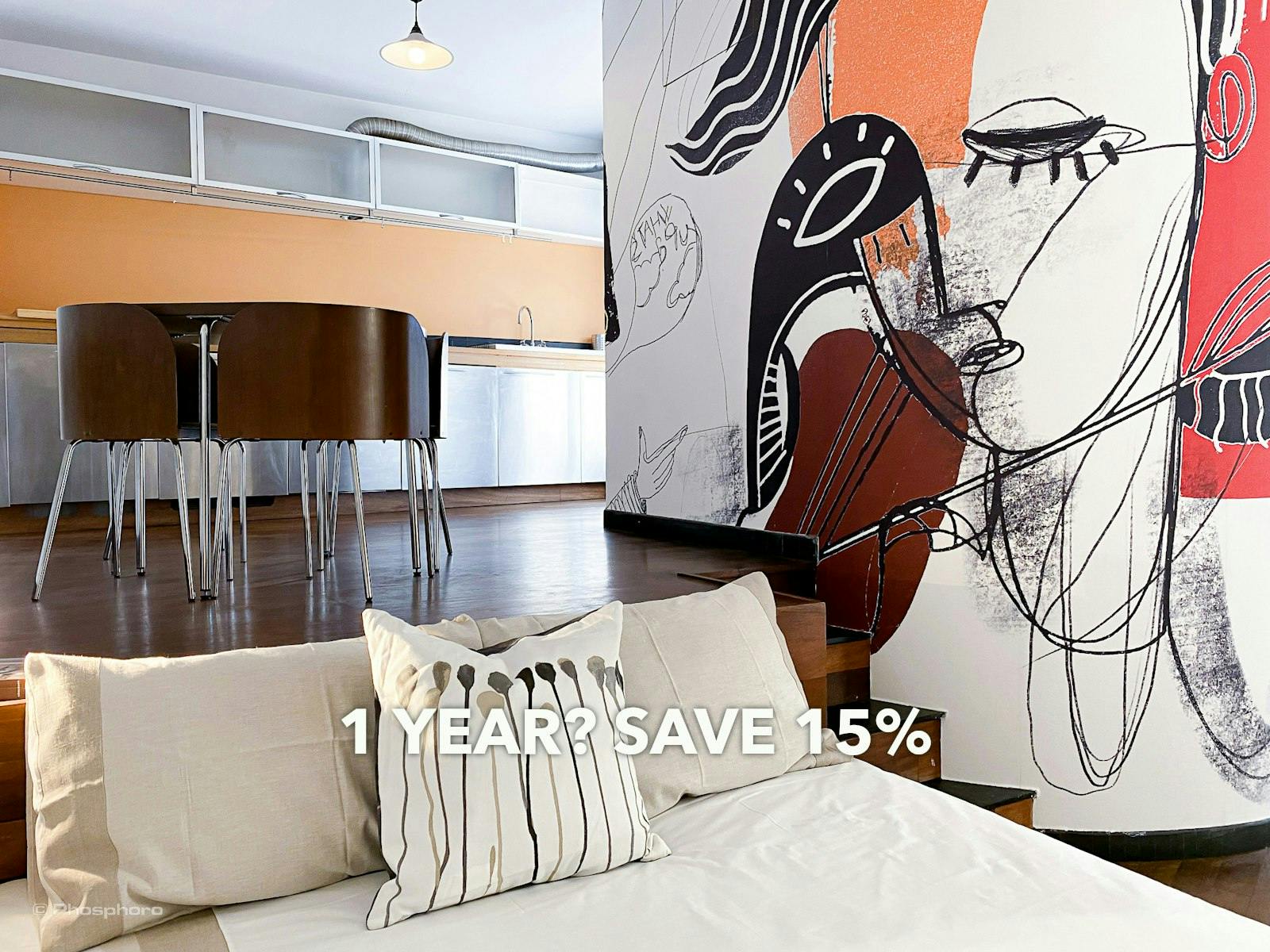 1-Bedroom Apartment in Viale Col di Lana, Milan (1094564) ROOM