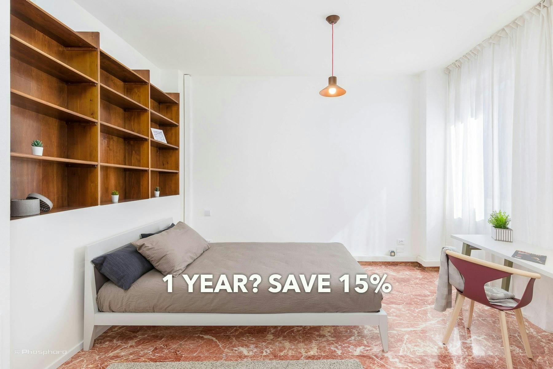 Single room Ferrara, 1 bed, 17m² — photo 284