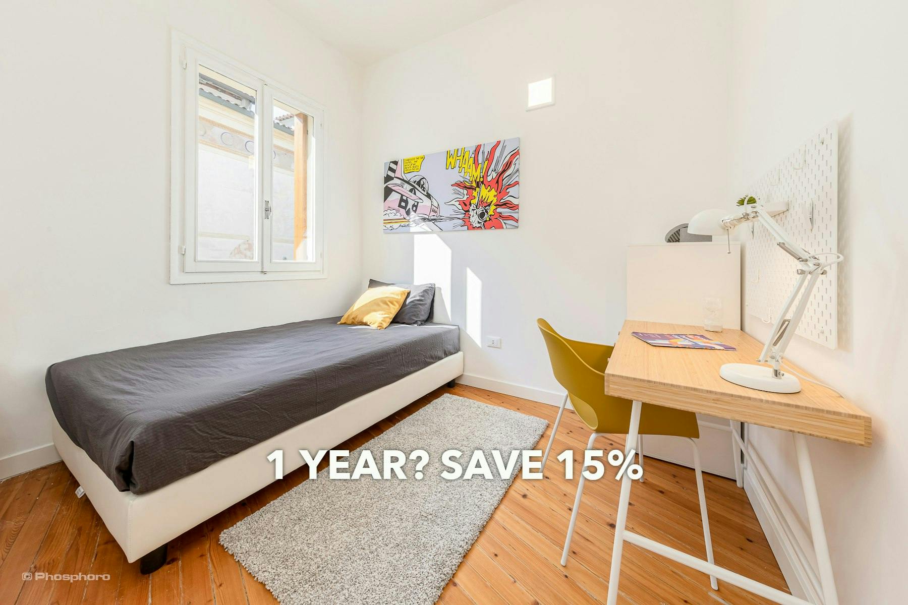Single room Padova, 1 bed, 10m² — photo 543